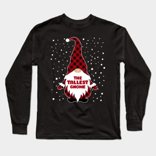 The Tallest Gnome Matching Family Christmas Pajama Long Sleeve T-Shirt